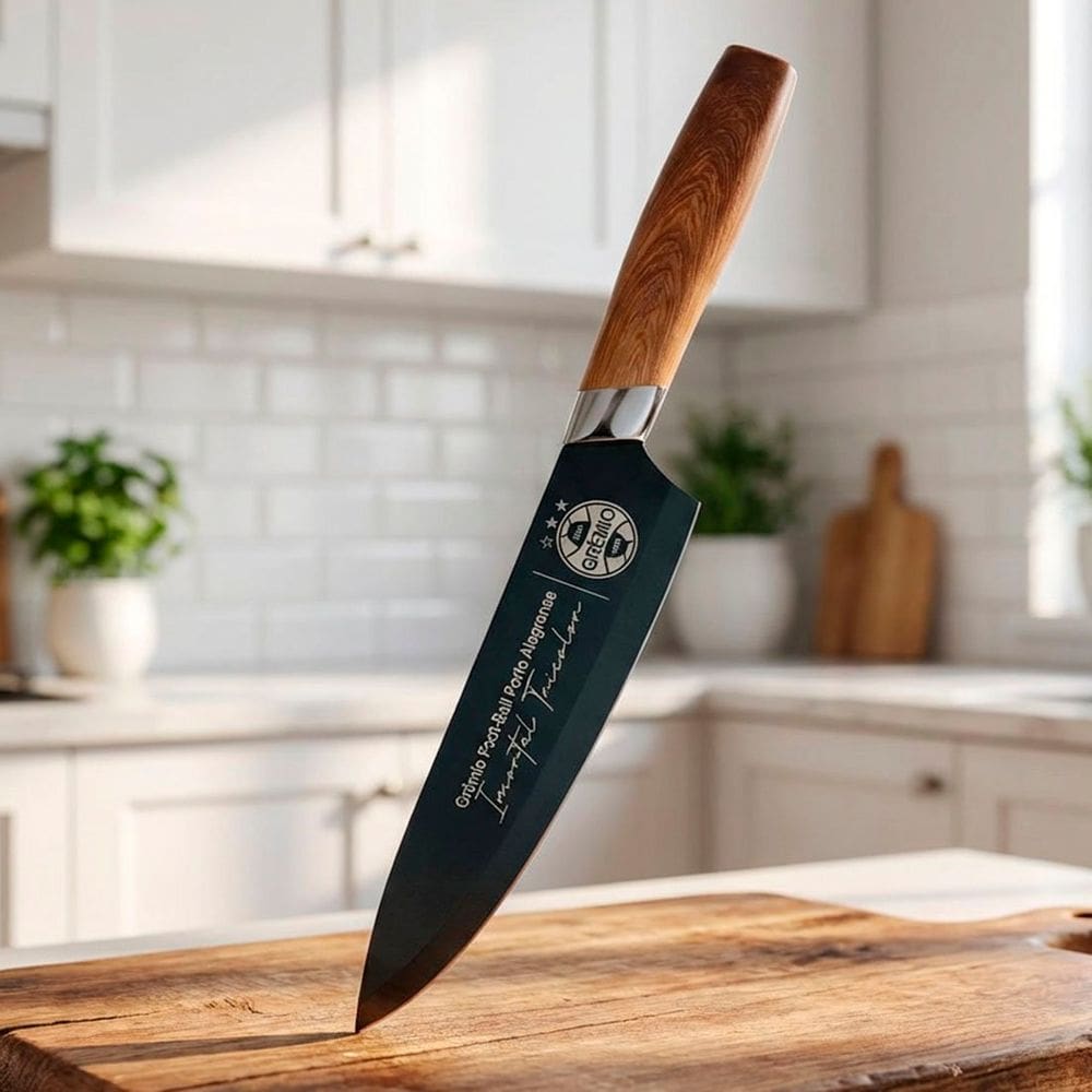 Faca Premium Steel Grêmio Foot-Ball Tricolor Imortal Oficial