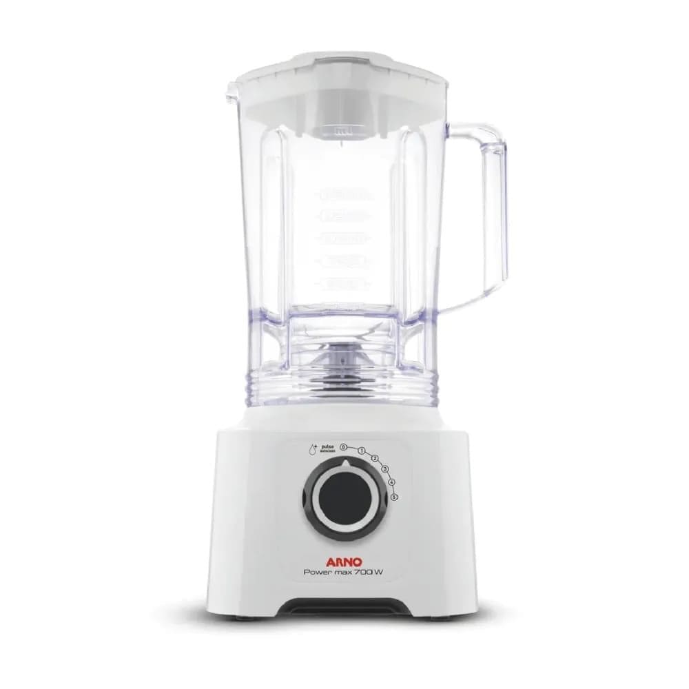 Liquidificador Power MAX 700W ARNO 5VEL - LN51 Branco 220 VOLTS