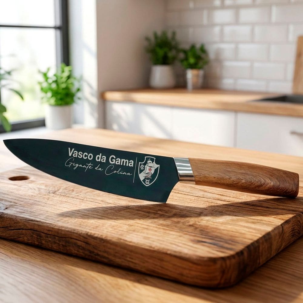 Faca Steel Premium Time Vasco Gama Oficial Gigante Da Colina