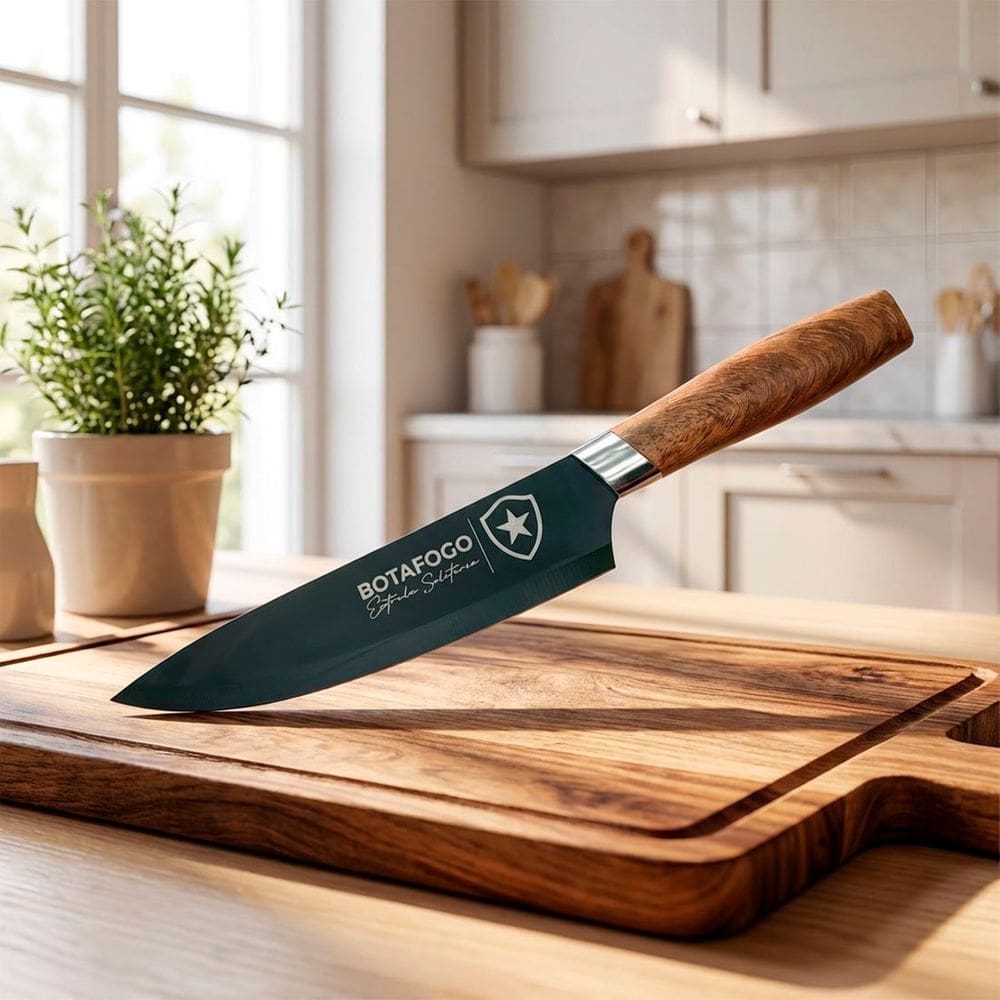 Faca Steel Premium Botafogo Estrela Solitária Personalizada