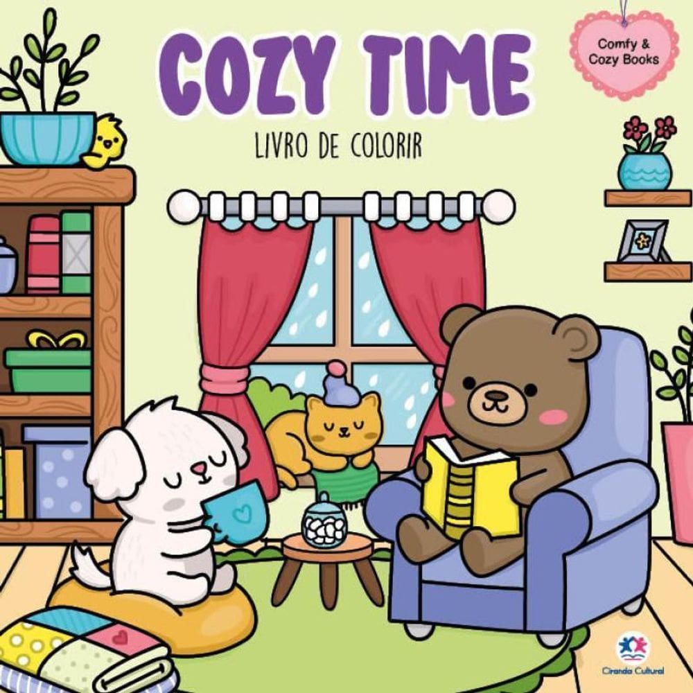 Cozy Time Livro De Colorir