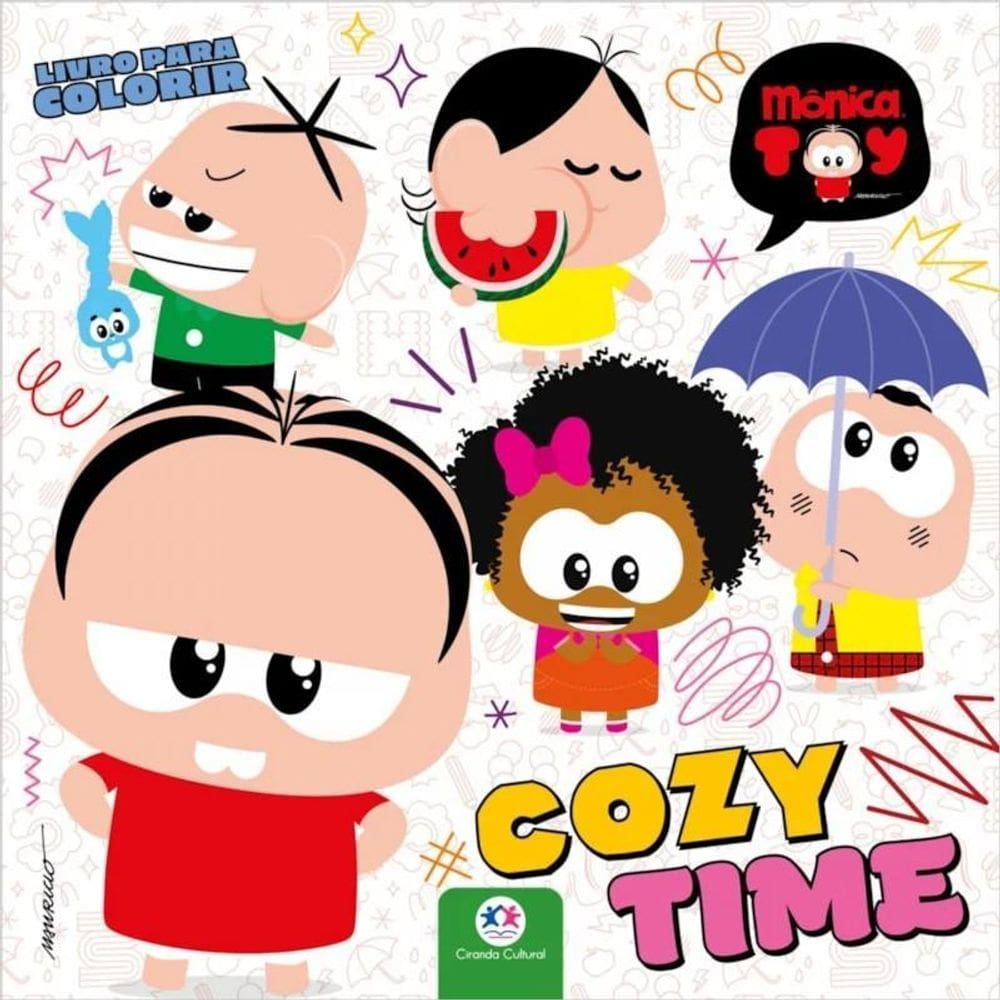 Livro De Colorir Turma Da Mônica - Cozy Time - Ciranda