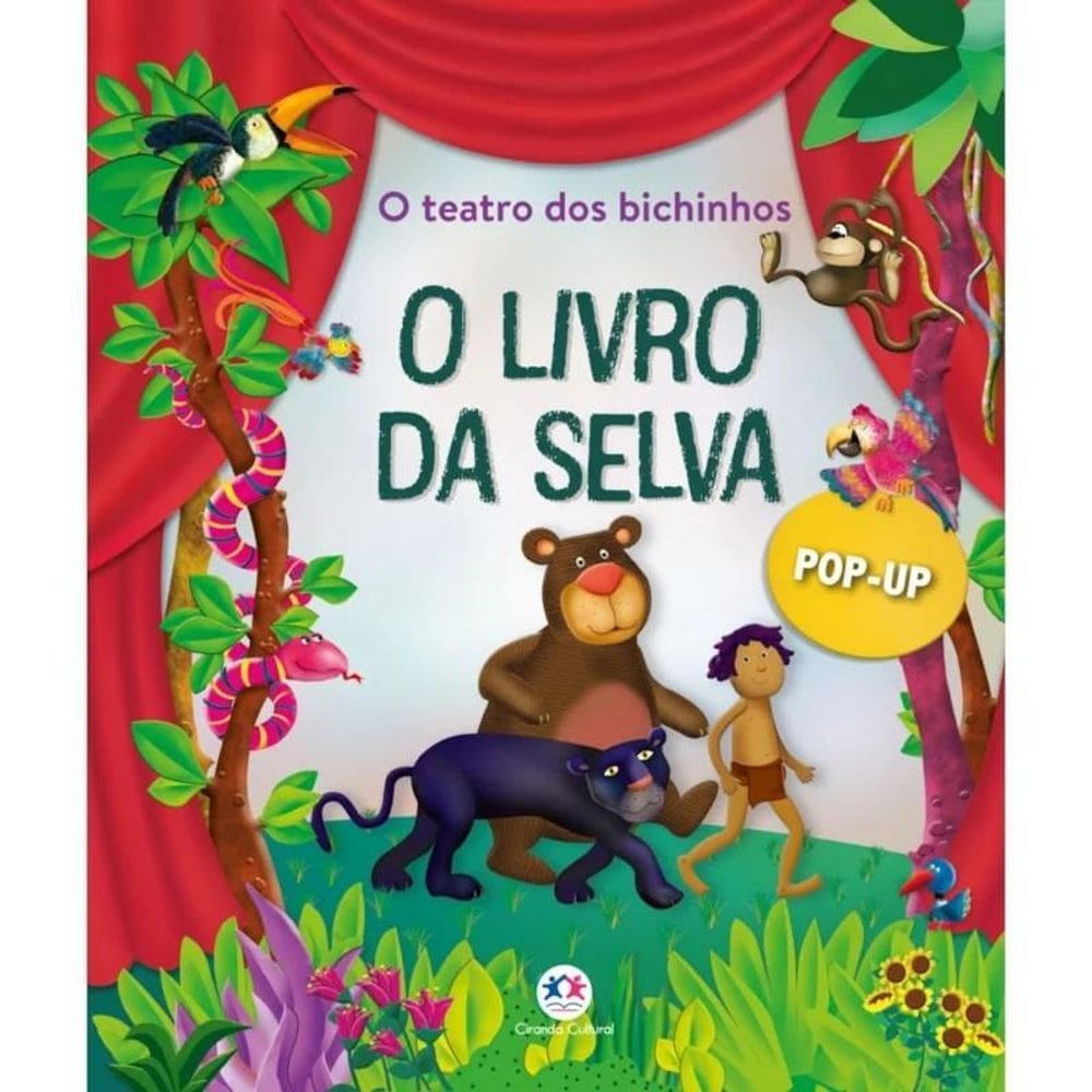 Livro Pop-Up - O Livro Da Selva - O Teatro Dos Bichinhos