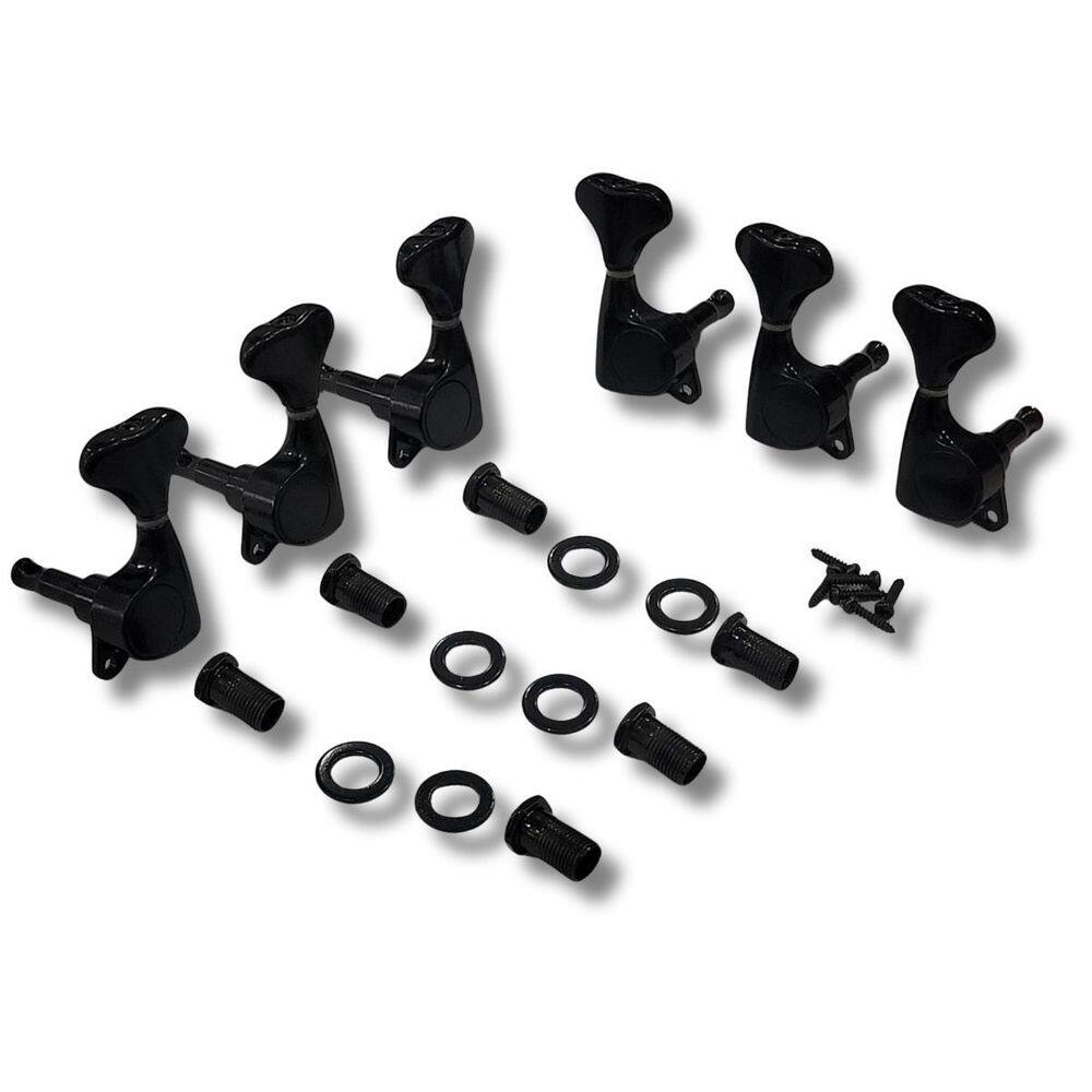 Tarraxa Para Violão Blindada Black Mhv 1000 Ronsani