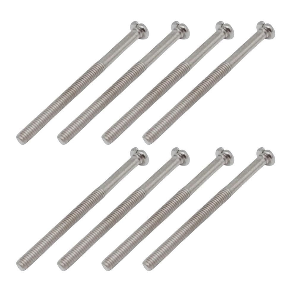 Kit 8 Parafuso Para Captador Humbucker Cromado Guitarra