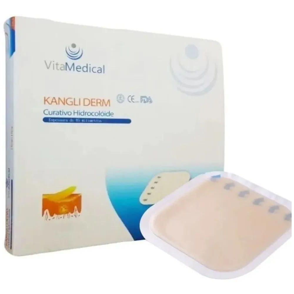 2X Curativo P/Feridas E Escaras Regular Com Borda 10X10Cm C/