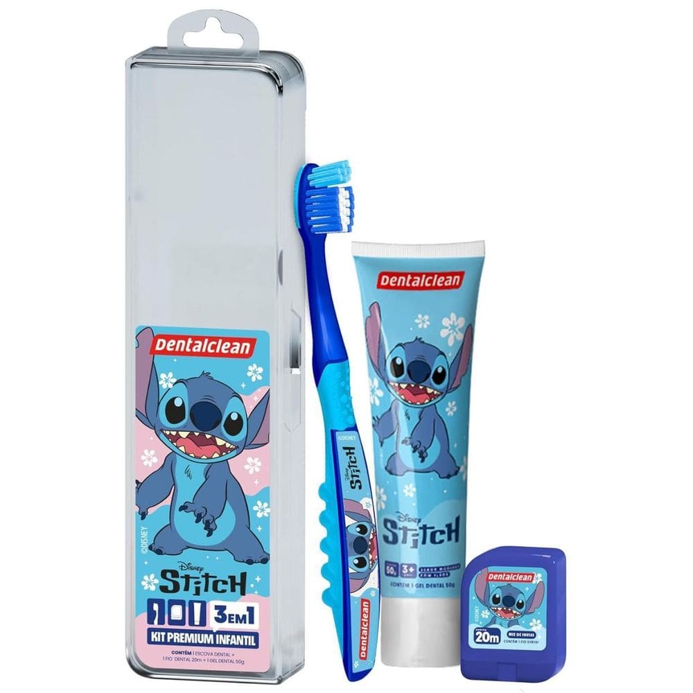 MP - Kit Premium Dentalclean Stitch Adulto Az