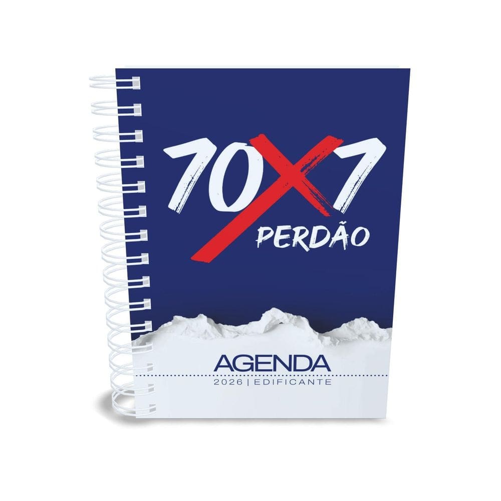 Agenda Edificante Cristã A5 350 Paginas Capa Dura - Modelo 1