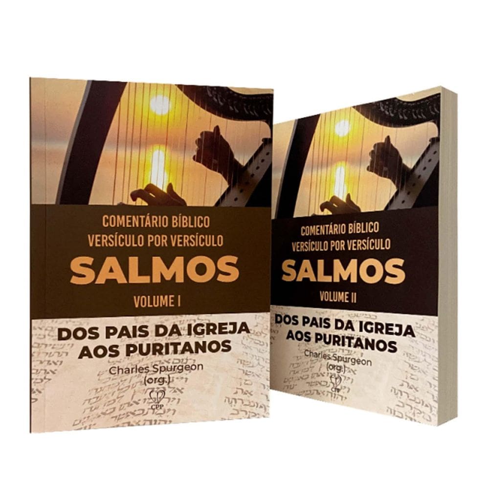 Box Livros Salmos 2 Volumes Capa Brochura