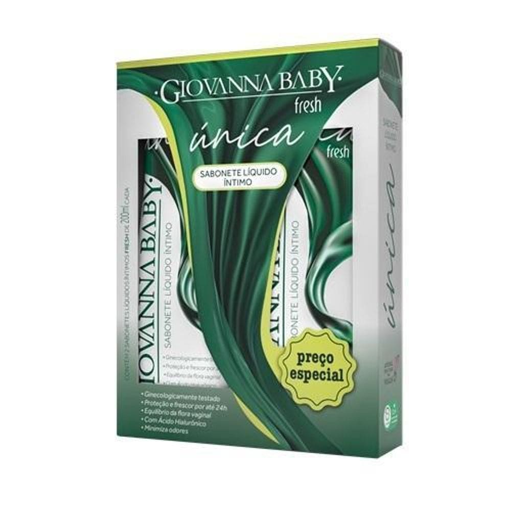 Kit Sabonete Íntimo Giovanna Baby Fresh 2 Unidades