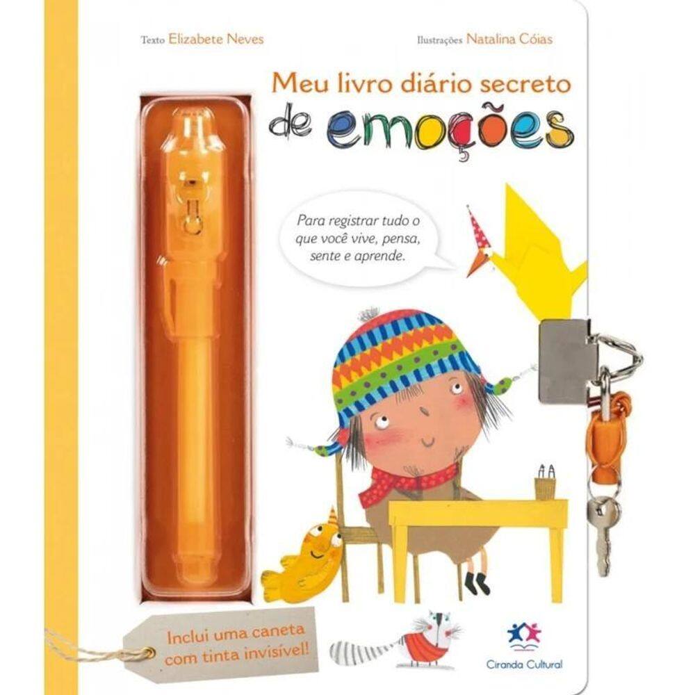 Livro Meu Livro Diário Secreto De Emoções - Ciranda Cultural