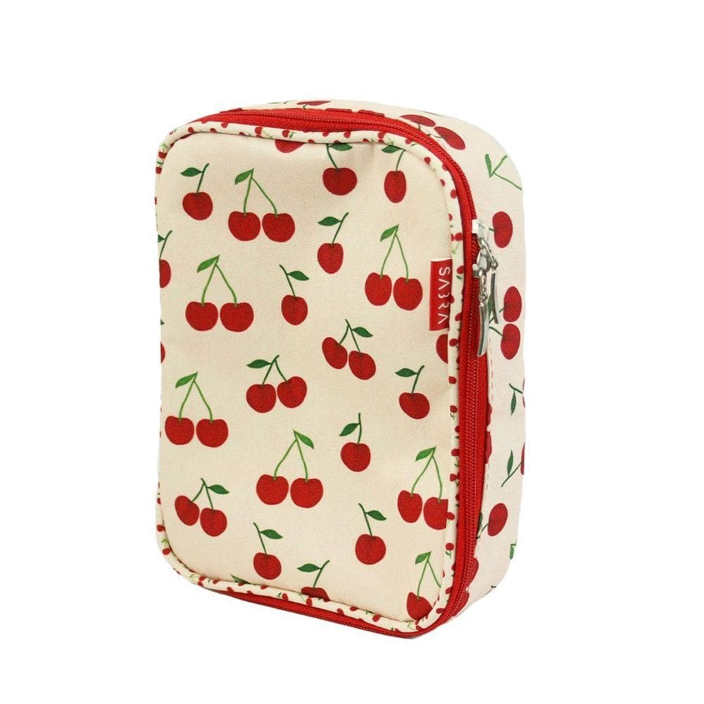 Estojo Box 100 Pens 2 Divisorias Cerejinha