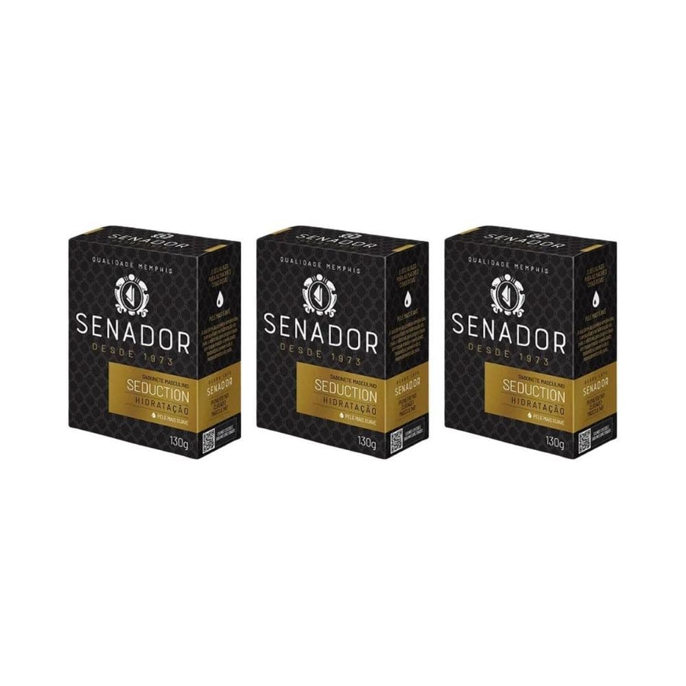 Sabonete Senador 130G Seduction - Kit C/3Un