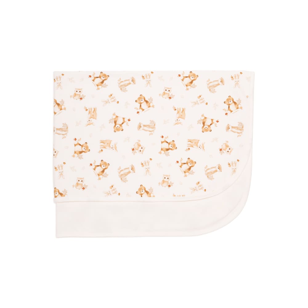 Manta com Forro Avulsa Suedine e Malha - Forest - Mini & Co.