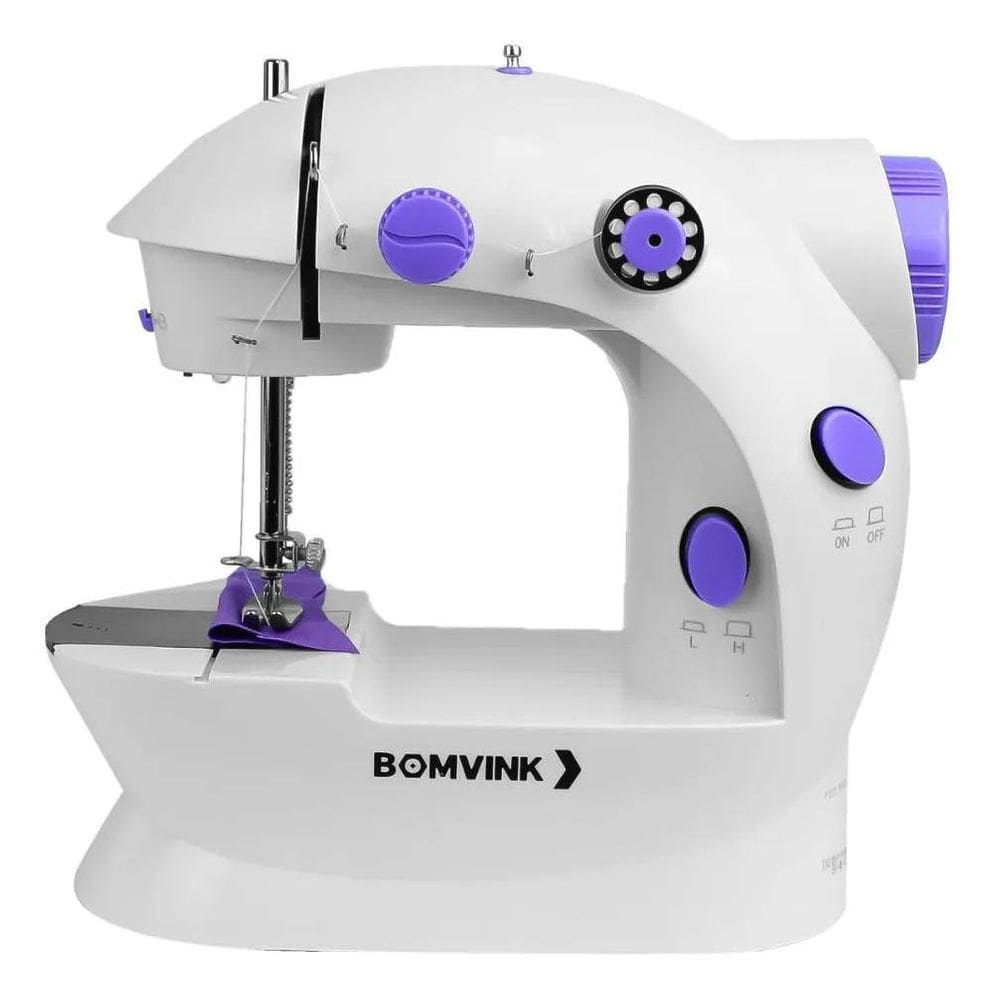 Mini Maquina De Costura Portatil Eletrica Para Tecidos Linha