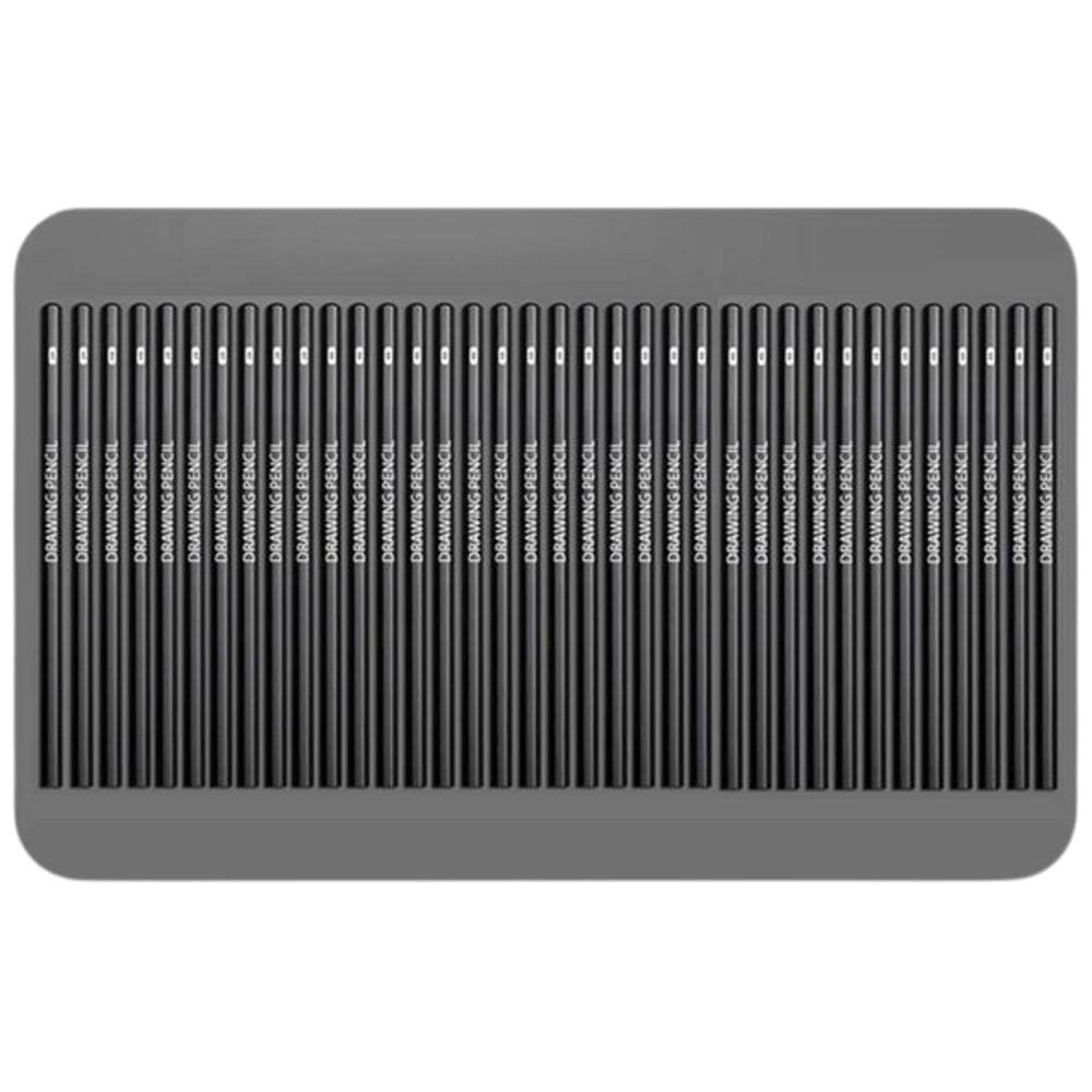 Kit 36 Lapis Preto Hb Carvao Grafite Pintura