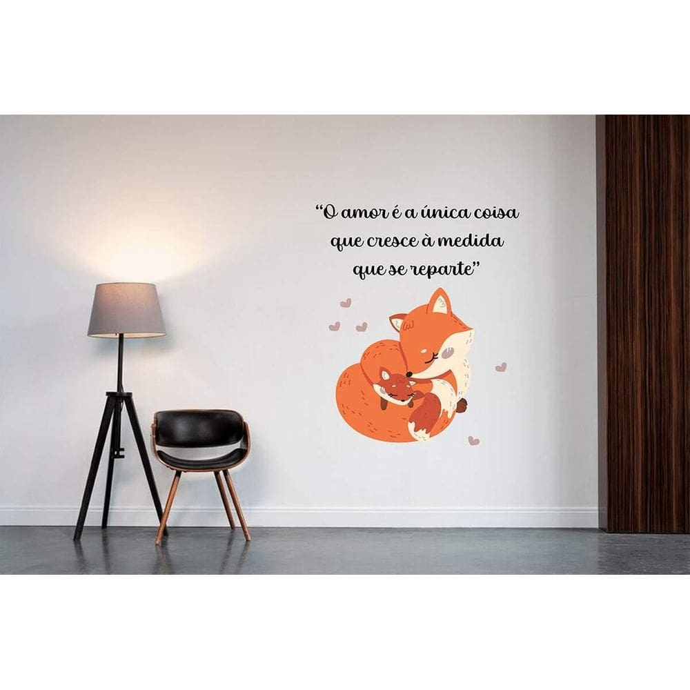 Adesivo De Parede Raposa