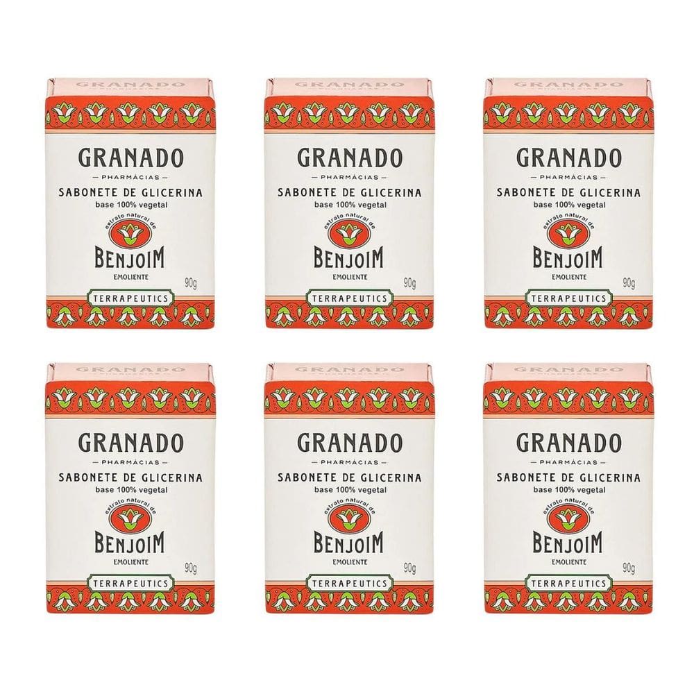 Kit Sabonete Granado Benjoim 90G Glicerina Vegetal