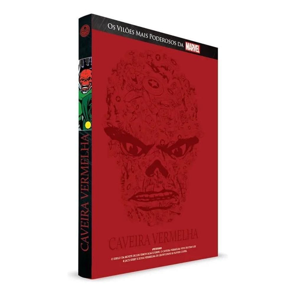Livro Os Vilões Mais Pod Da Marvel - Caveira Vermelha Ed. 01