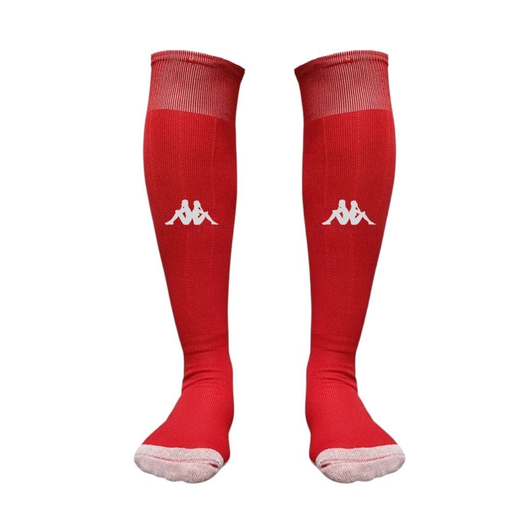 Meiao De Futebol/Treino Juvenil Esportivo Kappa Silver - Tam 33 Ao 37