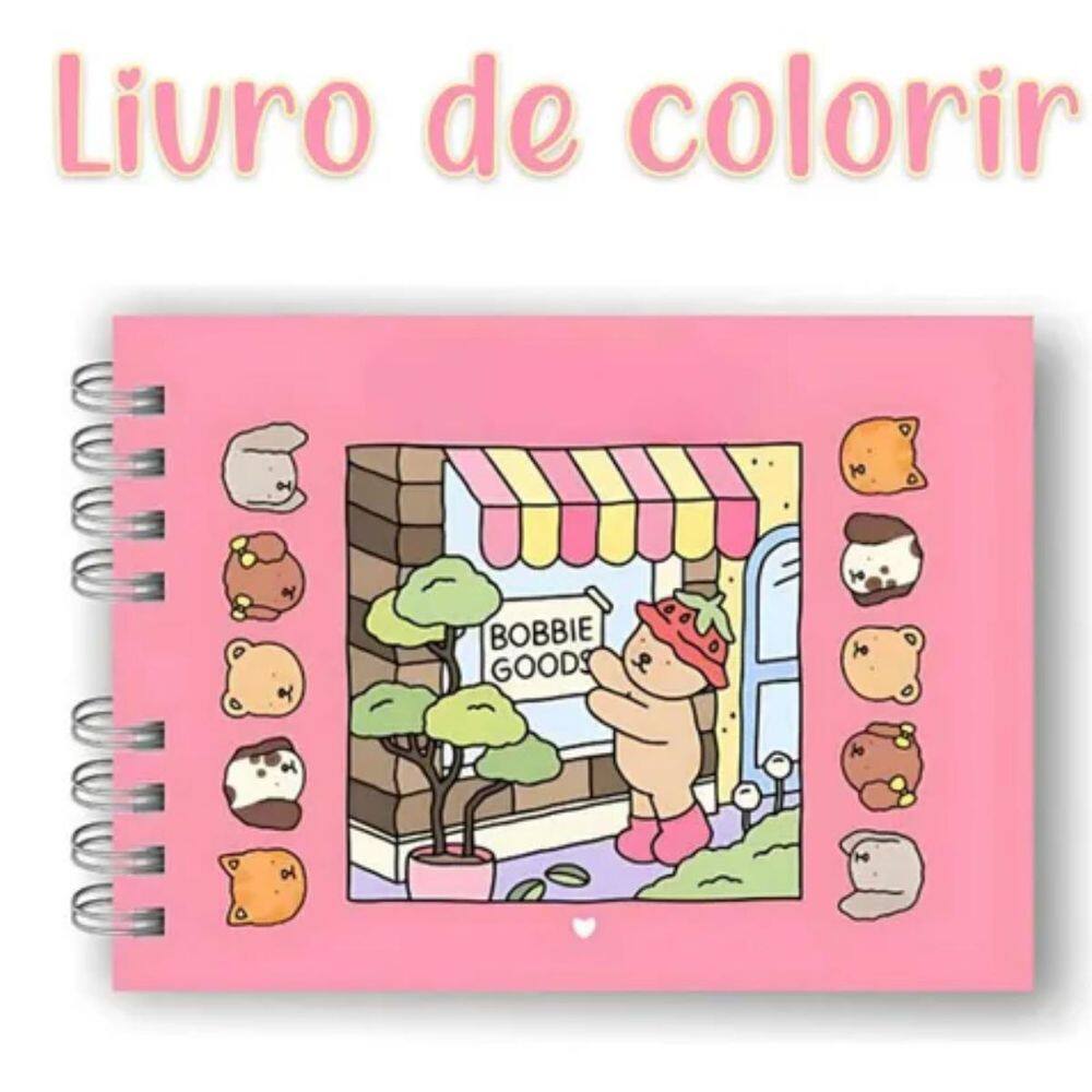 MP - Livro Colorir Bobbie Goods  Capa Dura 20