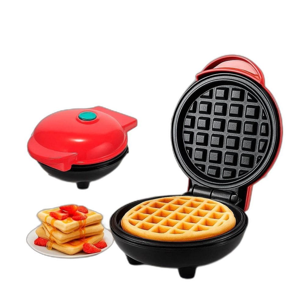 Mini Waffle Máquina Portátil Para Crianças E Adultos 110V