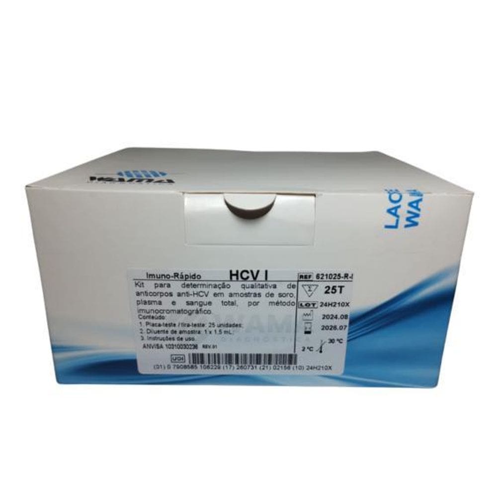 MP - Imunorapido Hcv I 25 Testes   Wama