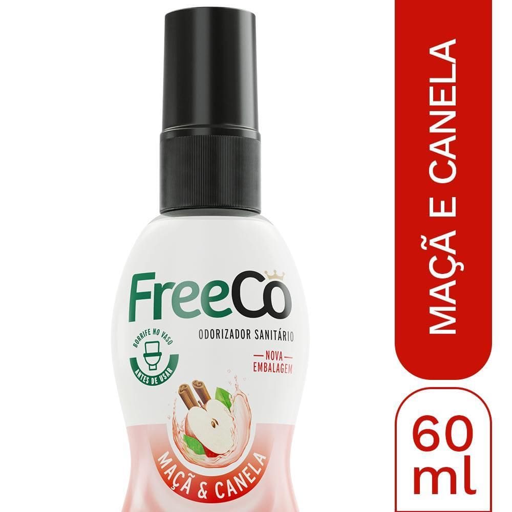 Freecô Bloqueador De Odores Sanitários - Maçã E Canela 60Ml