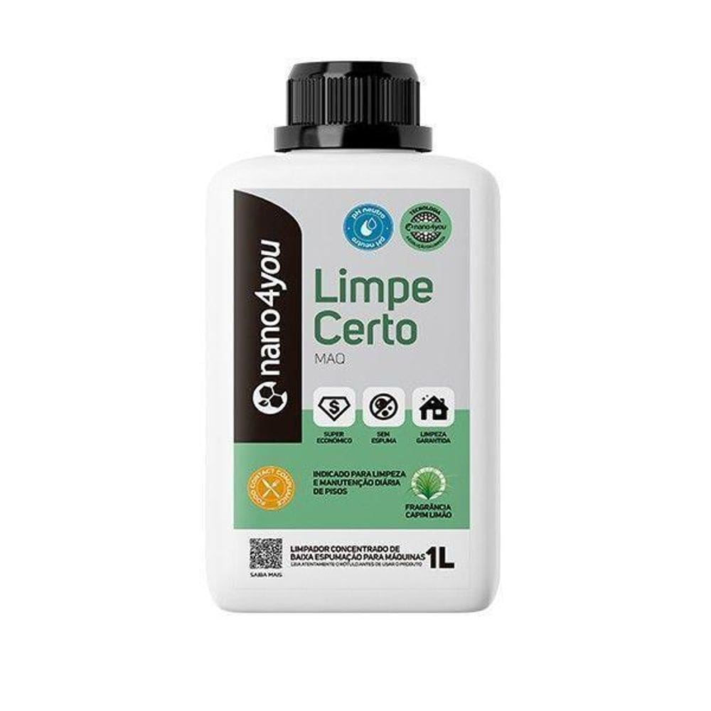 Nano4You - Limpe Certo Maq 1L - Fora De Linha