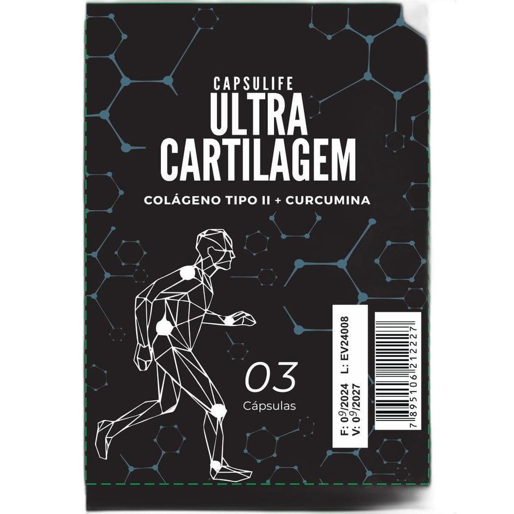 Amostra Ultra Cartilagem 3 Cápsulas