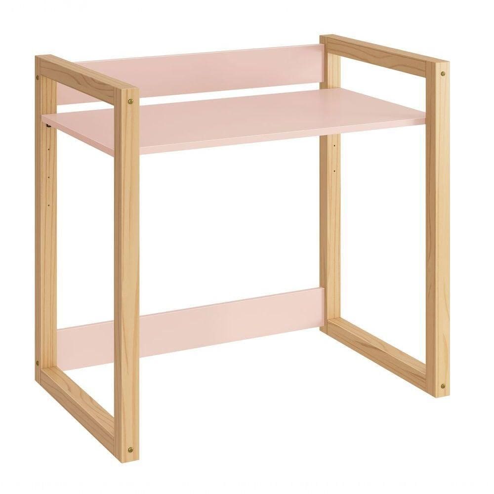 Mesa Escrivaninha Infantil Zoe Rosa Fosco - Reller
