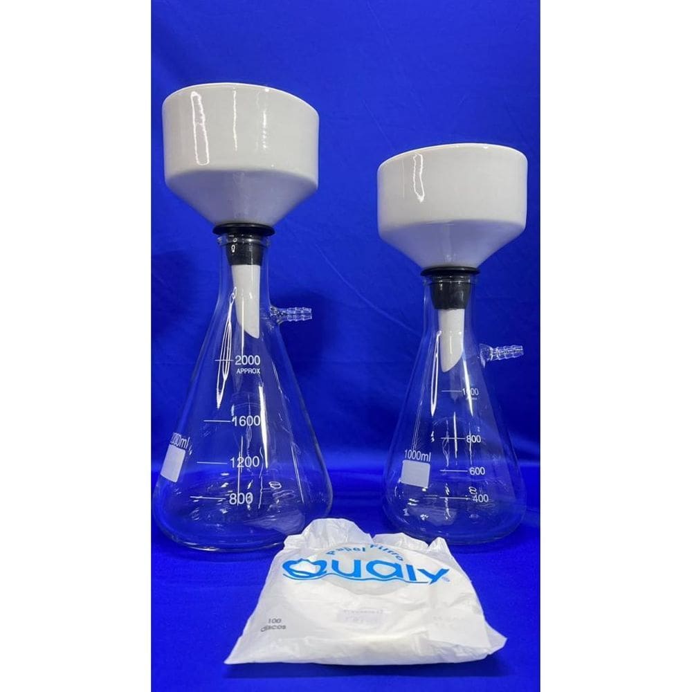 Sistema Filtração 2000Ml Kitazato, Funil Buchnner, Alonga,