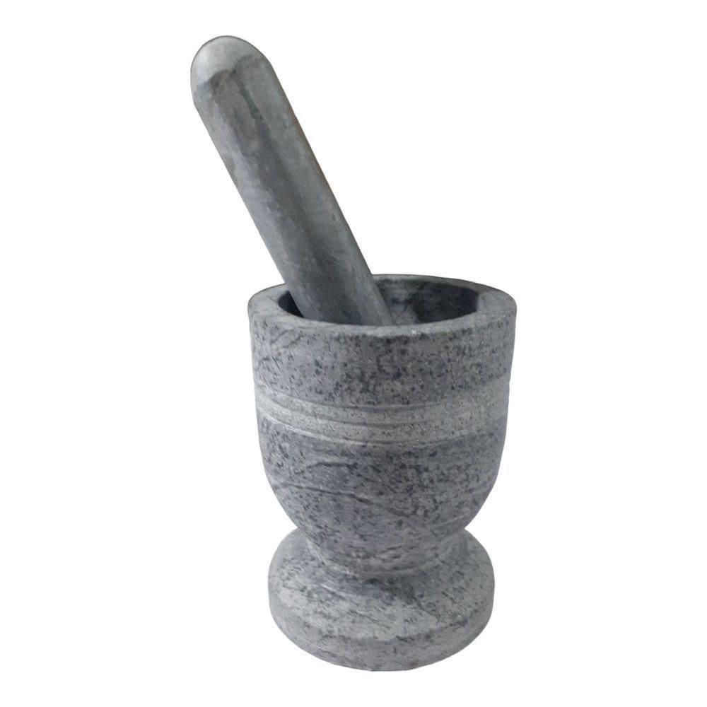 Pilão De Pedra Sabão Natural Gigante