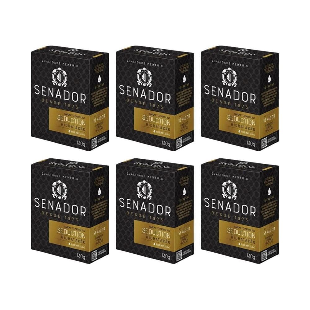 Sabonete Senador 130G Seduction - Kit C/6Un