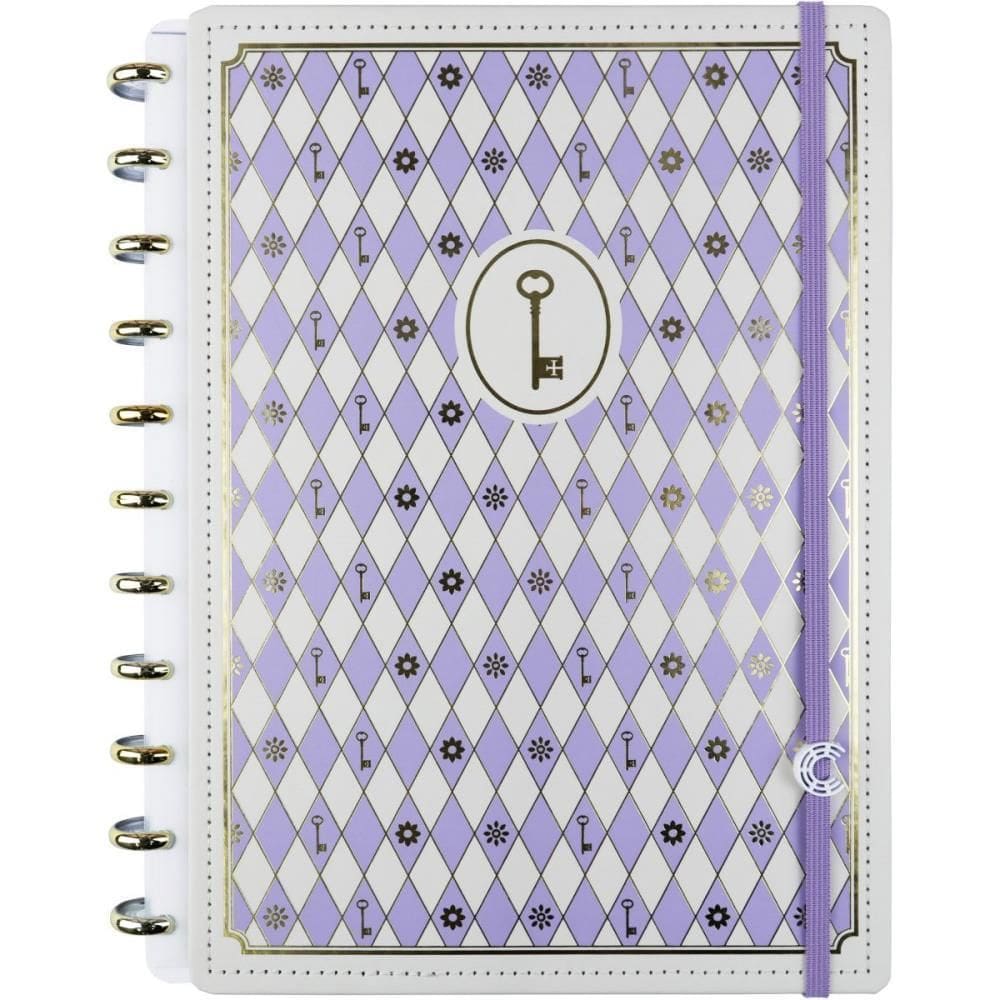 Caderno Inteligente Grande Isa Akkari Purple Key 80Fls