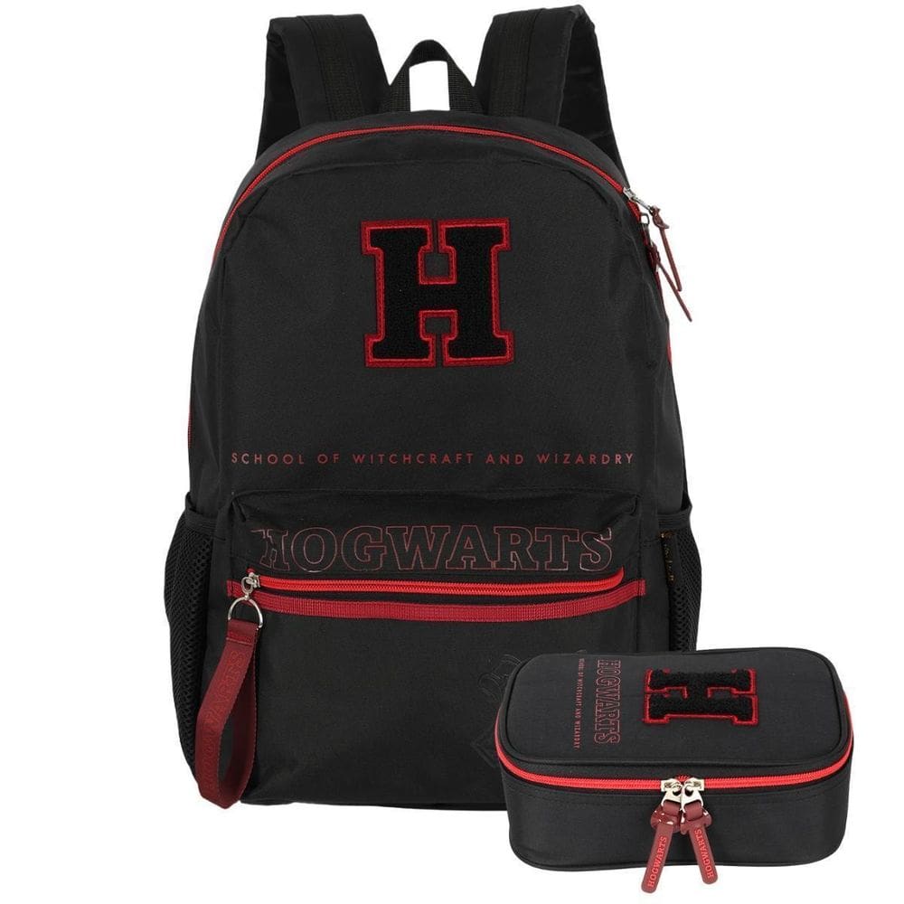 Kit Mochila Harry Potter Costas E Estojo Box Juvenil Escolar