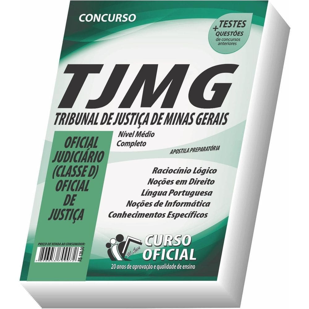 Apostila Tjmg Oficial Judiciário Classe D Oficial De Justiça