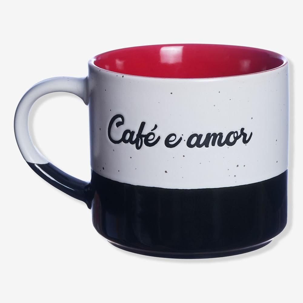 MP - Caneca Stone Cafe  E Amor   Zonacriativa