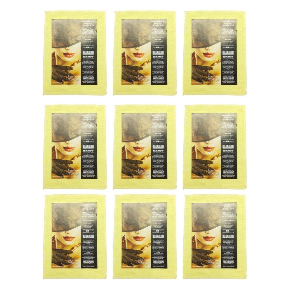 Kit 60Un Flanela Mágica 12Cm 17Cm Monzi Polimento Jóias