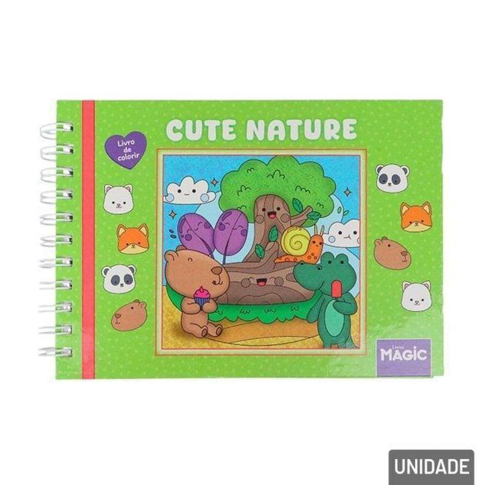Livro De Colorir Cute Nature 48 Páginas