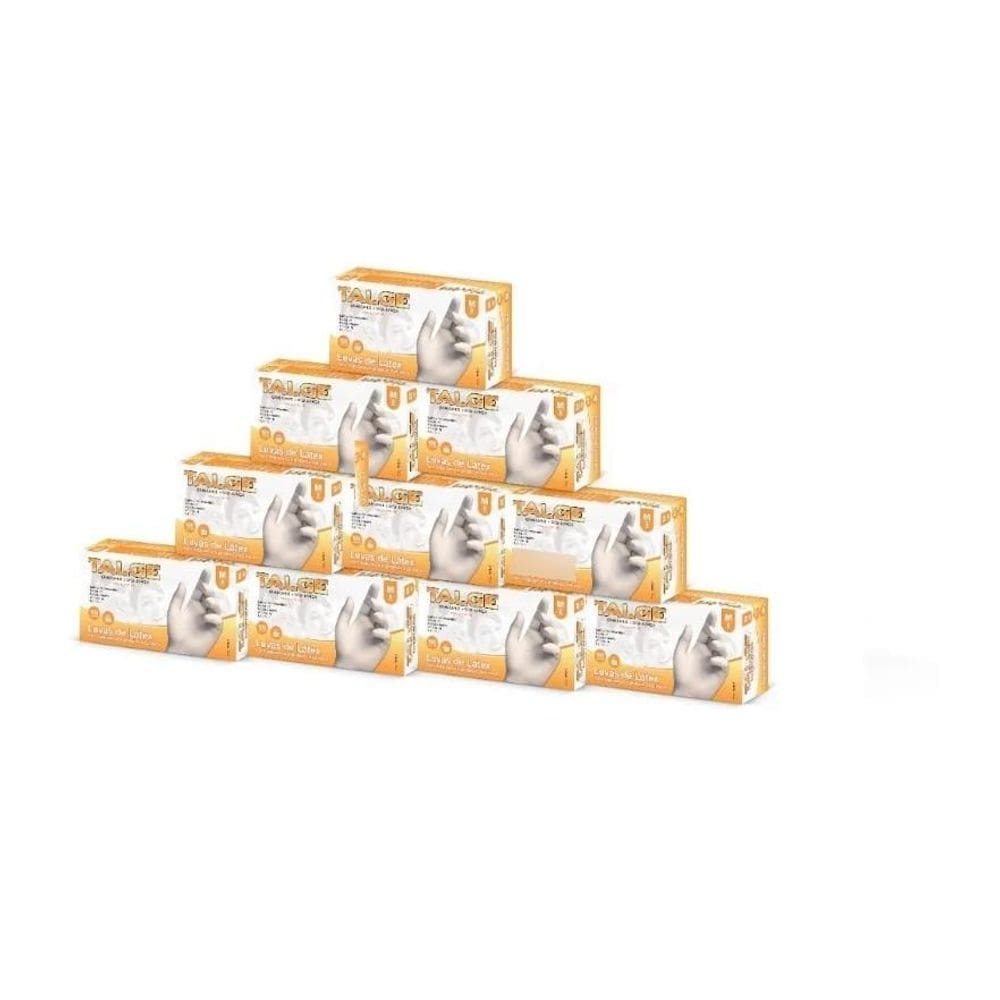 Luva De Procedimento Latex Com Po 10X100 Talge - G