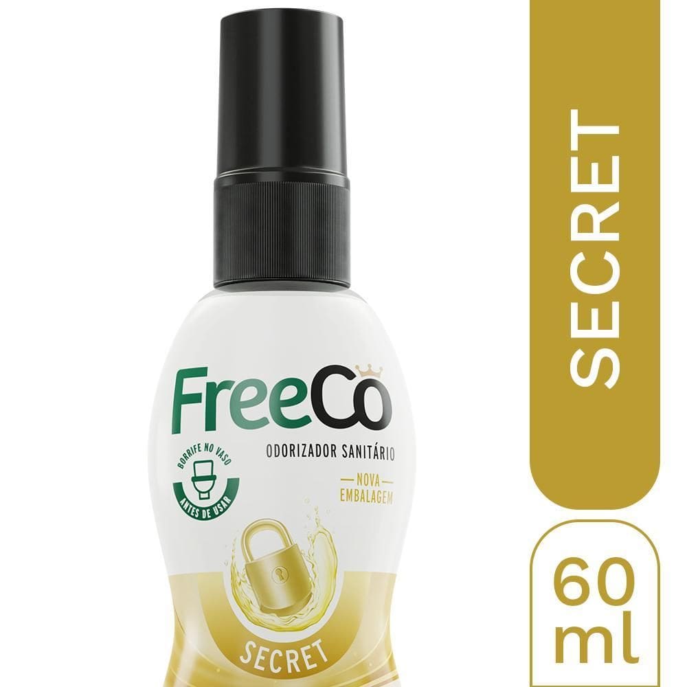 Freecô Bloqueador De Odores Sanitários - Secret 60Ml