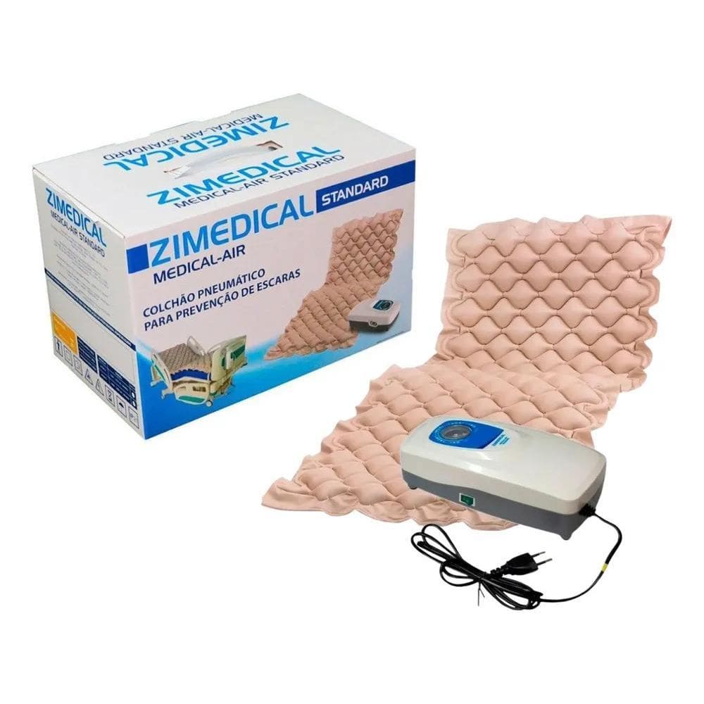 2X Colchão Pneumático Anti Escaras Pressão Alternada 135Kg C