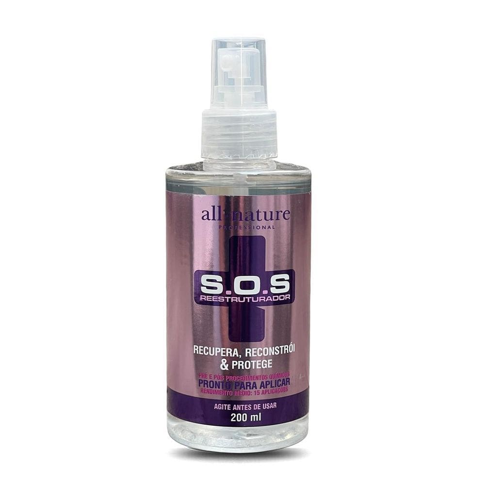 Reestruturador De Cistina Sos Pronto Uso All Nature 200Ml