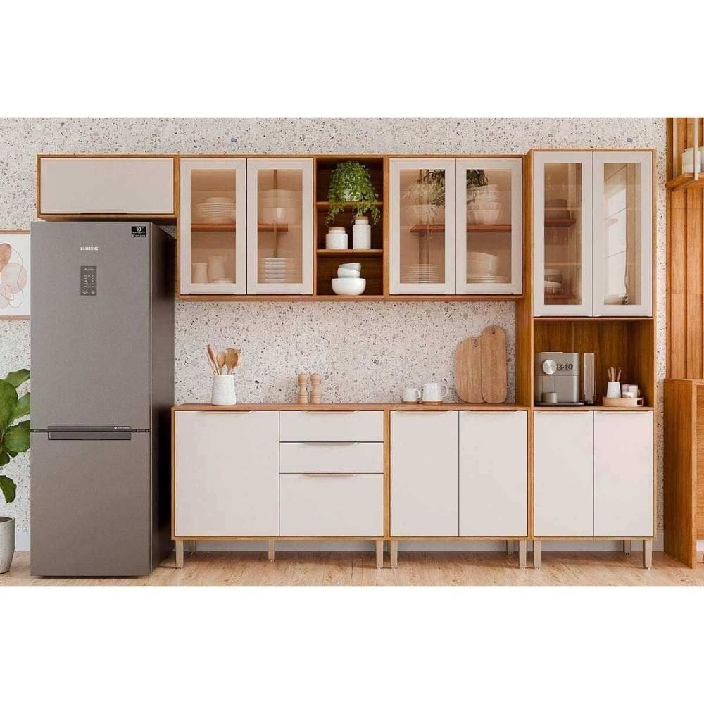 Cozinha Completa MGM 6 Peças Brilhante C6P139 Cinamomo/Off