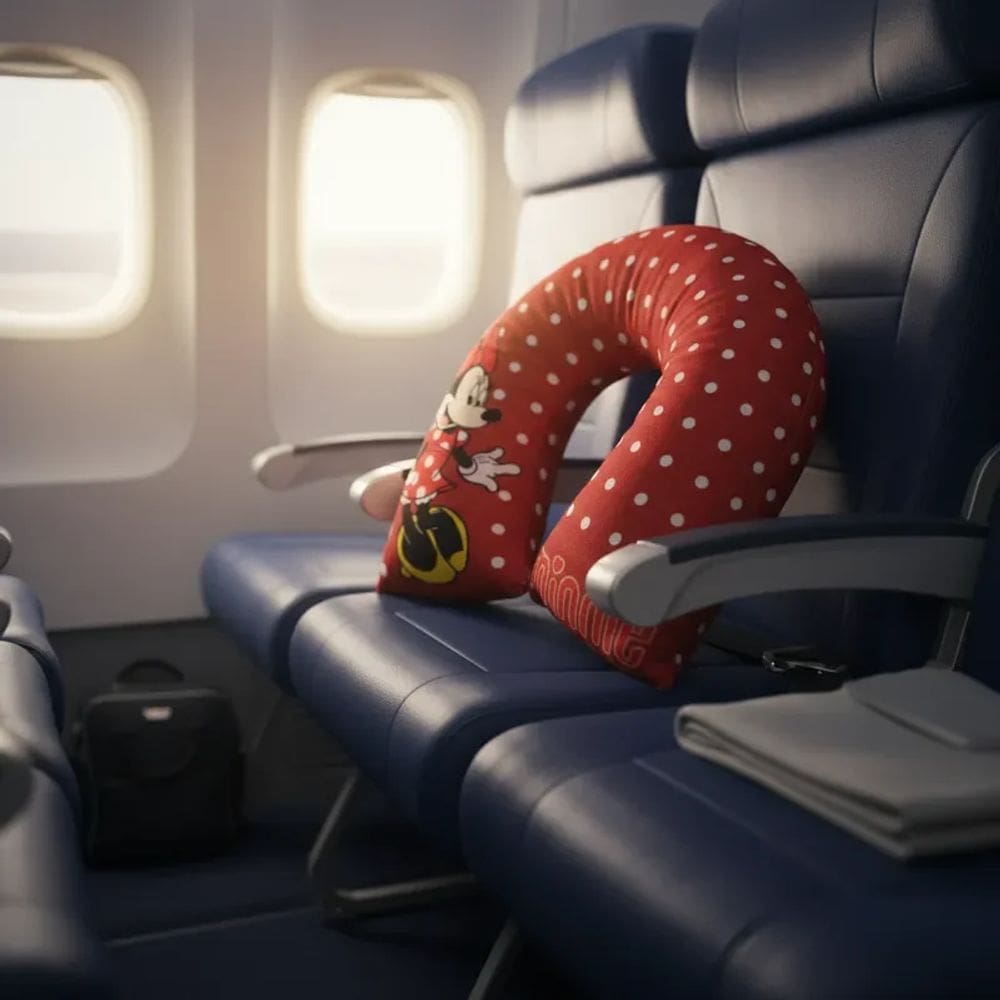 Almofada De Pescoço Infantil Disney Minnie Romântica