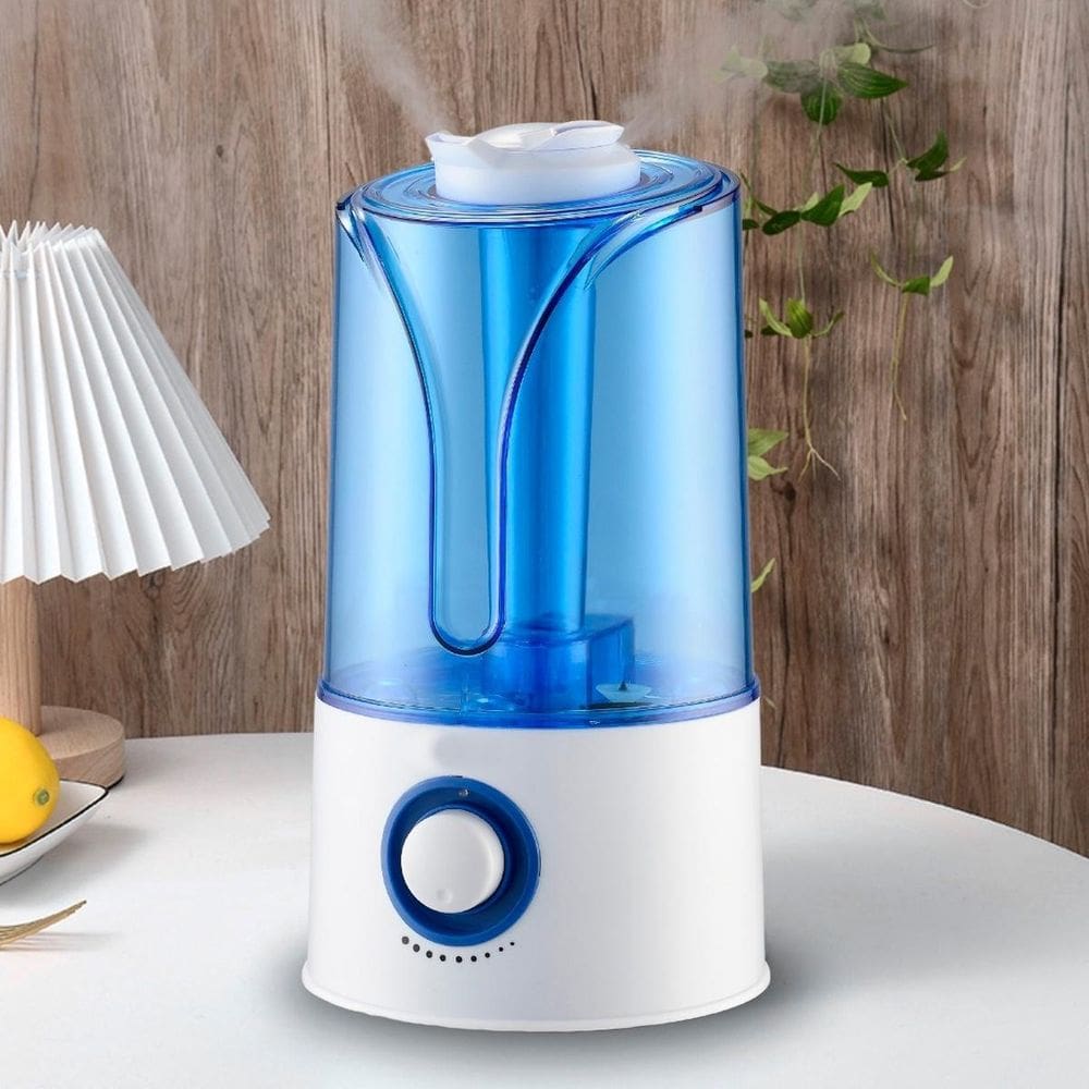 Umidificador De Ar Ultrassônico Bivolt Com Lâmpada Led 7 Cores Aromatizado