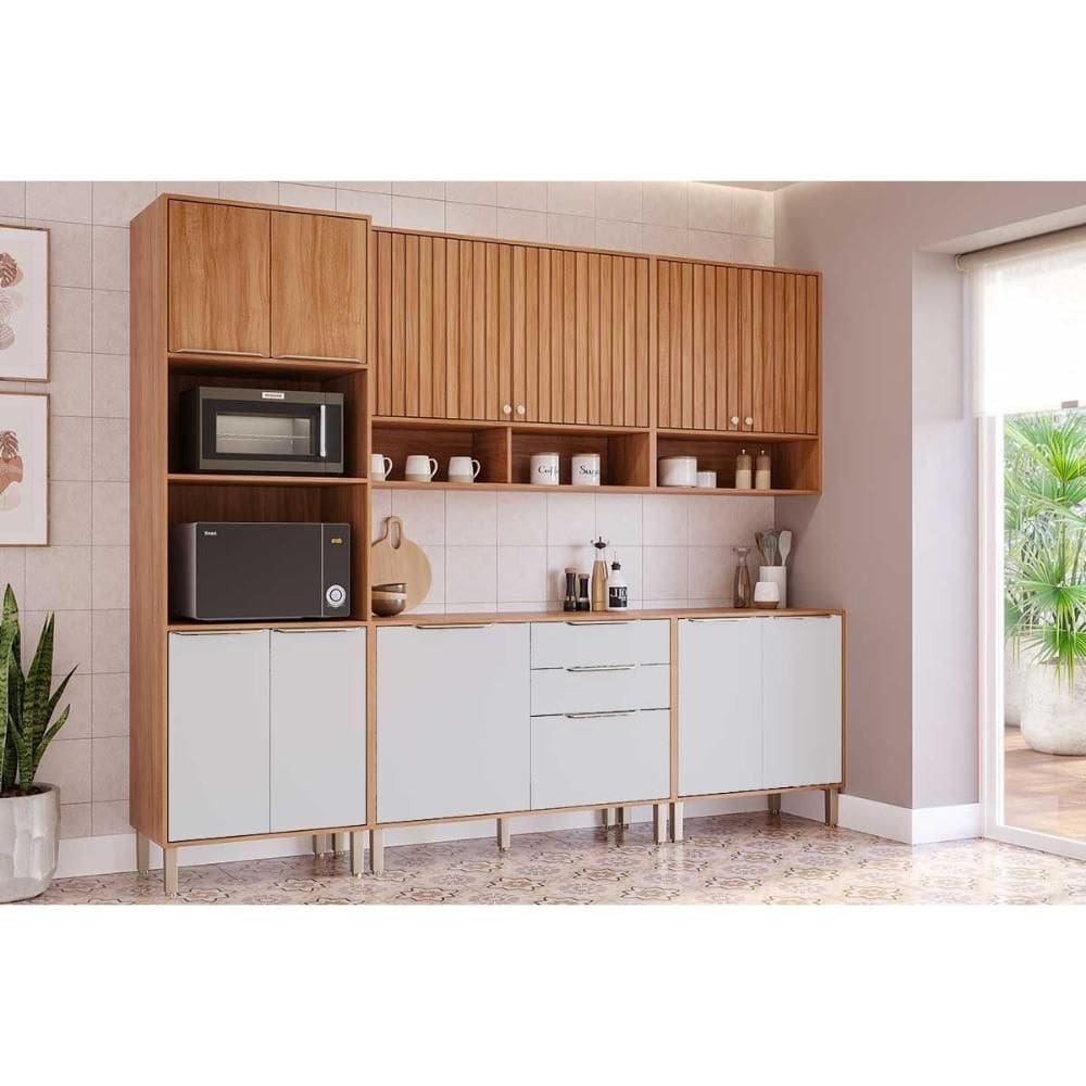 Cozinha Completa MGM 5 Peças Divina C5P180 Cinamomo/Off