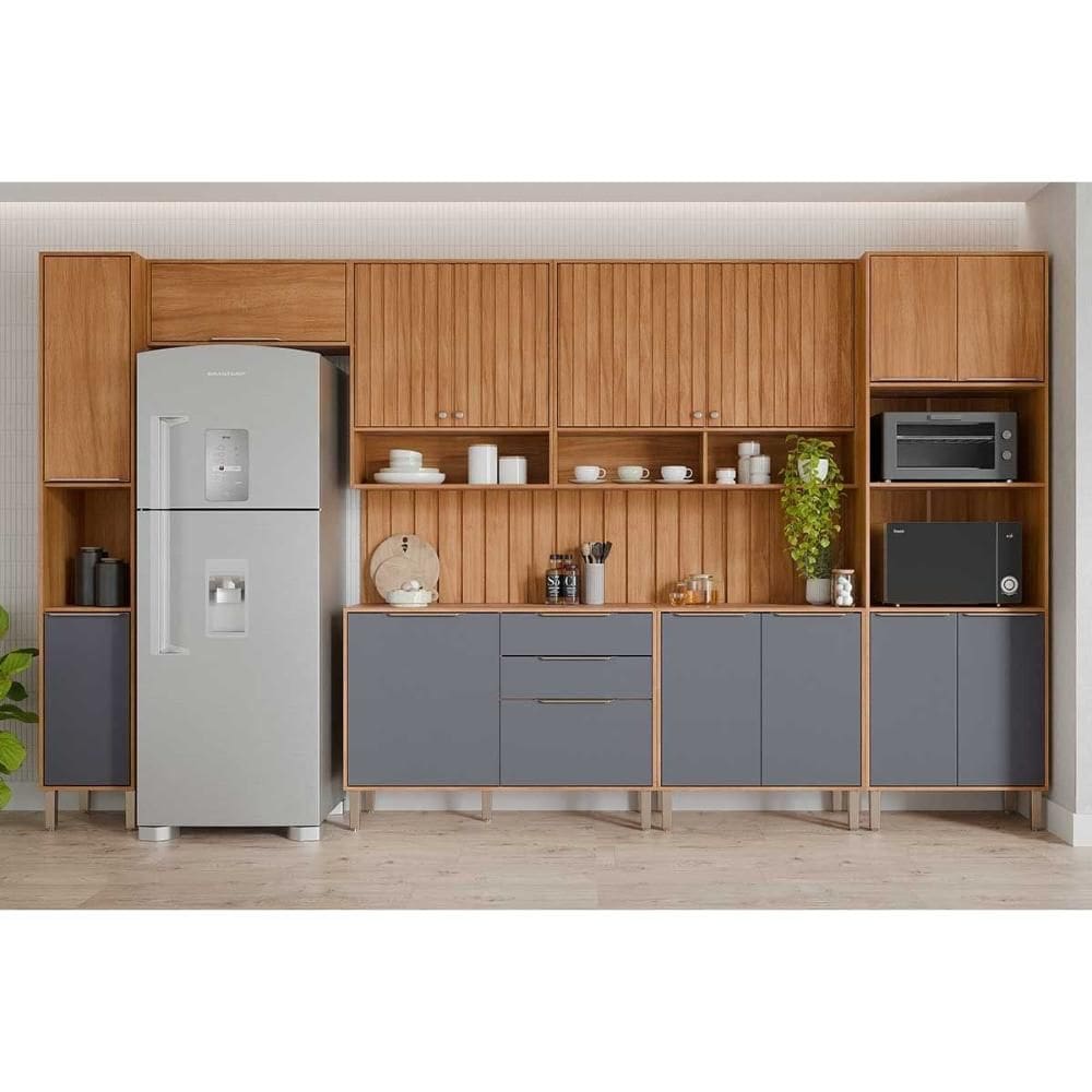 Cozinha Completa MGM 9 Peças Divina C9P25 Cinamomo/Titanium