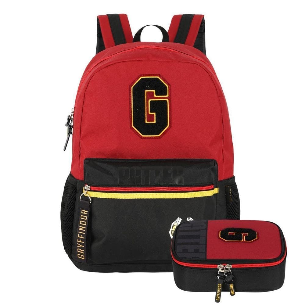 Kit Mochila Harry Potter Costas E Estojo Box Juvenil Escolar
